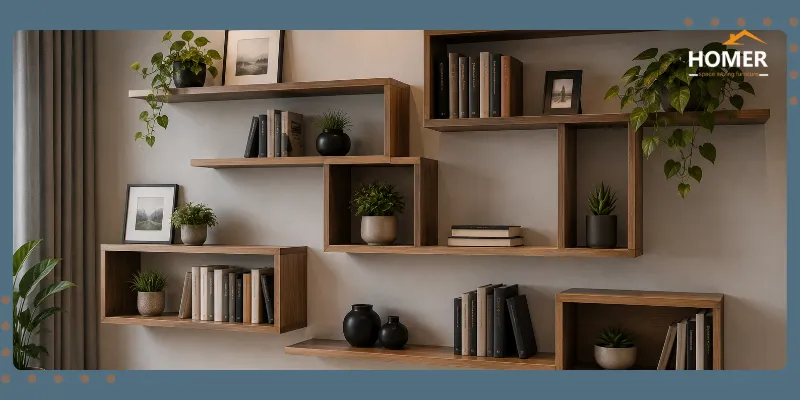 مزایای استفاده از شلف کتابخانه دیواری