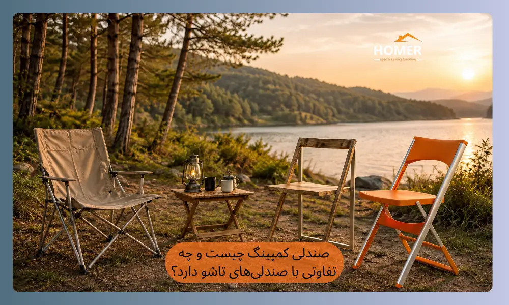 صندلی کمپینگ چیست و چه تفاوتی با صندلی‌های تاشو دارد؟
