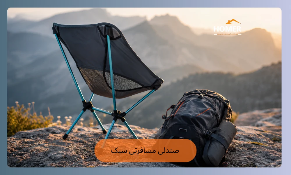 صندلی مسافرتی سبک برای کوهنوردی و سفر